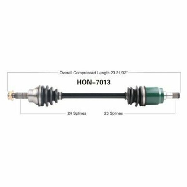 Wide Open OE Replacement CV Axle for HONDA FRONT R SXS700M2 PIONEER HON-7013